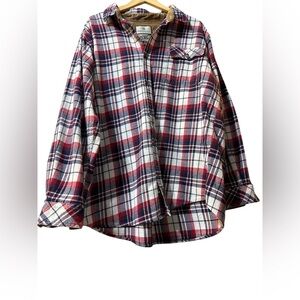 Legendary Whitetails Men's Buck Camp Flannel Shirt Size XLT
